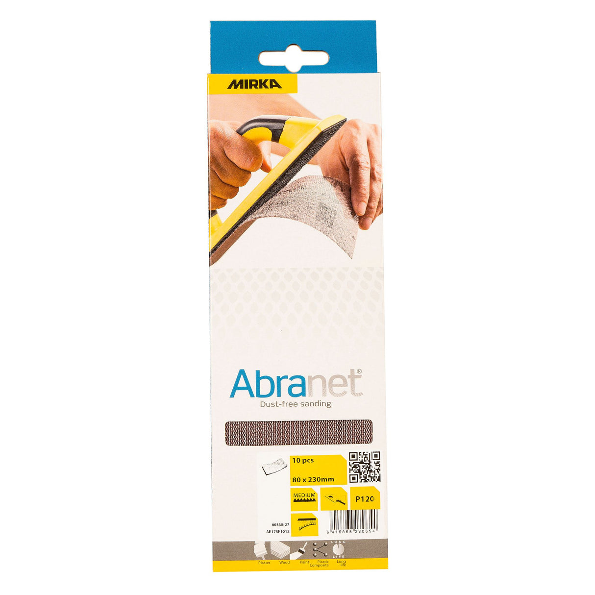 Mirka Abranet Handy Sander Strips 80 x 230mm (Box of 10)
