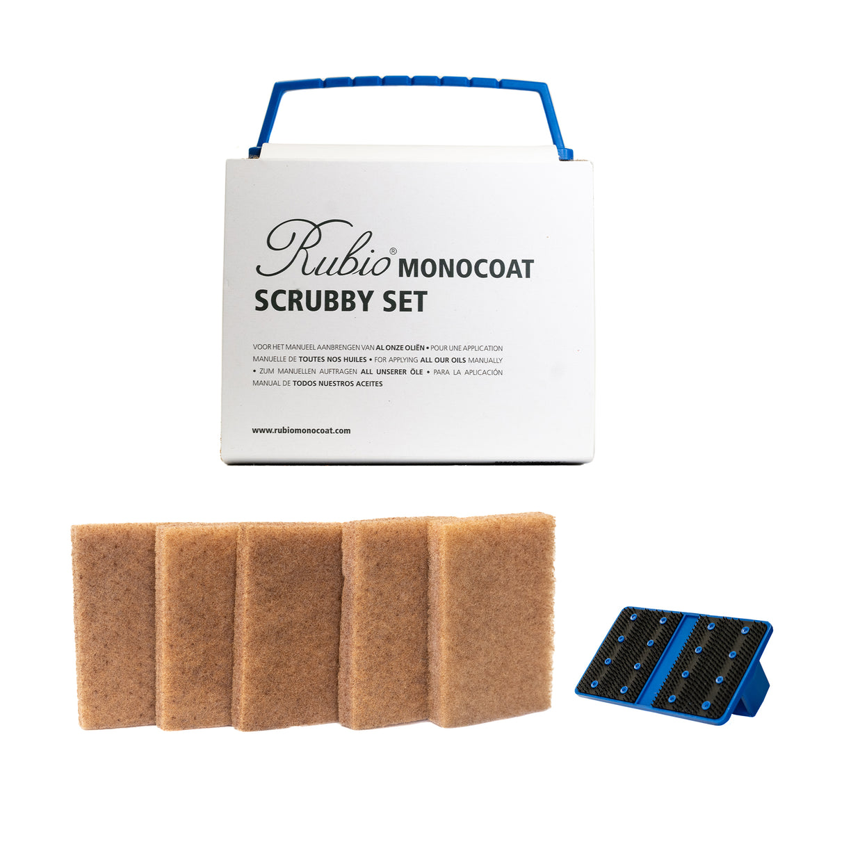 Rubio Monocoat Beige Scrubby Set 100 x 150mm