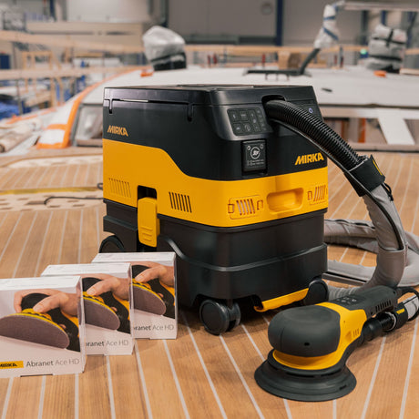 Mirka DEXOS and DEROS RS Kit with Abranet ACE HD