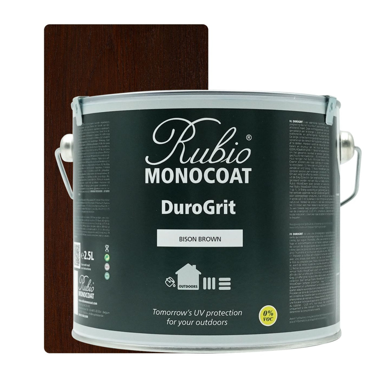 Rubio Monocoat DuroGrit Exterior Wood Oil Bison Brown