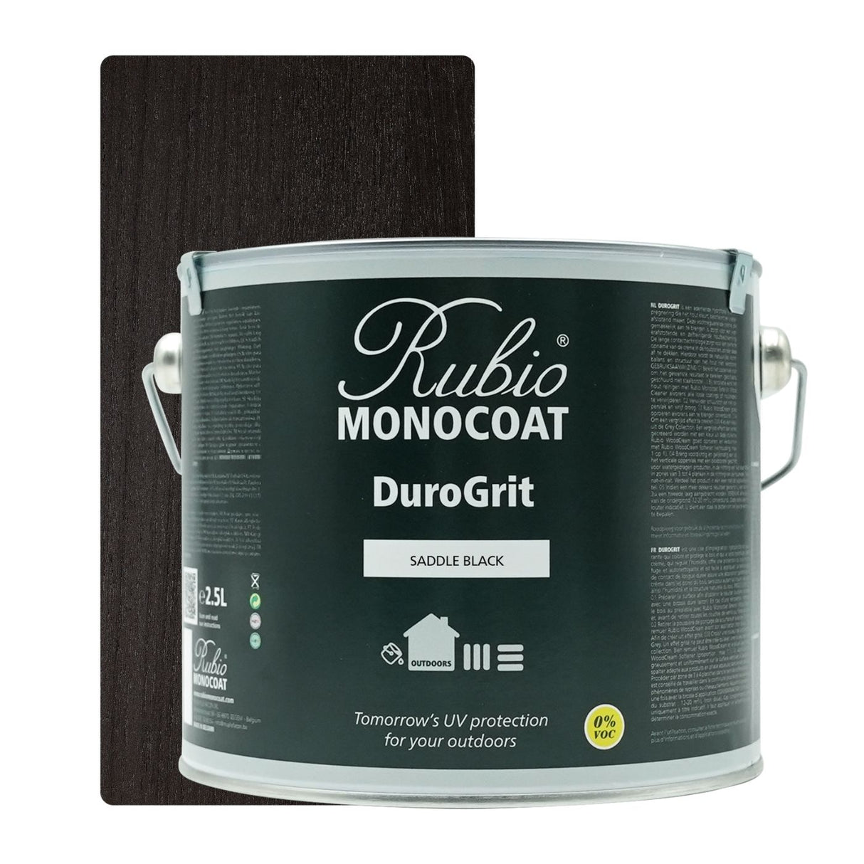 Rubio Monocoat DuroGrit Exterior Wood Protection Saddle Black
