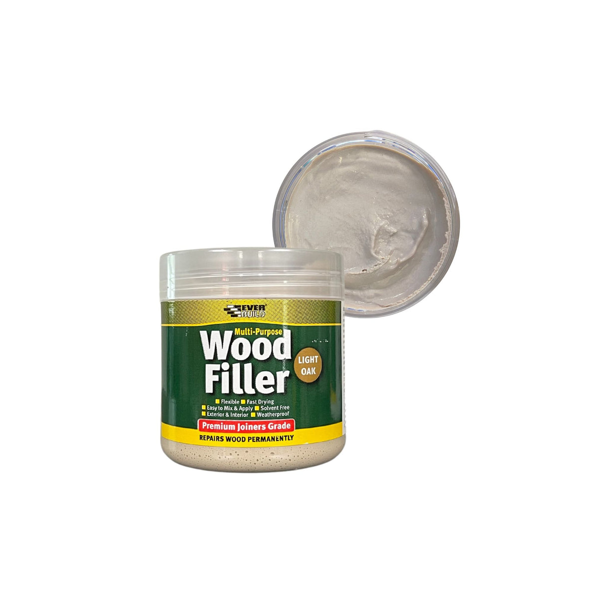 Everbuild Multi-Purpose Wood Filler 250g Light Oak