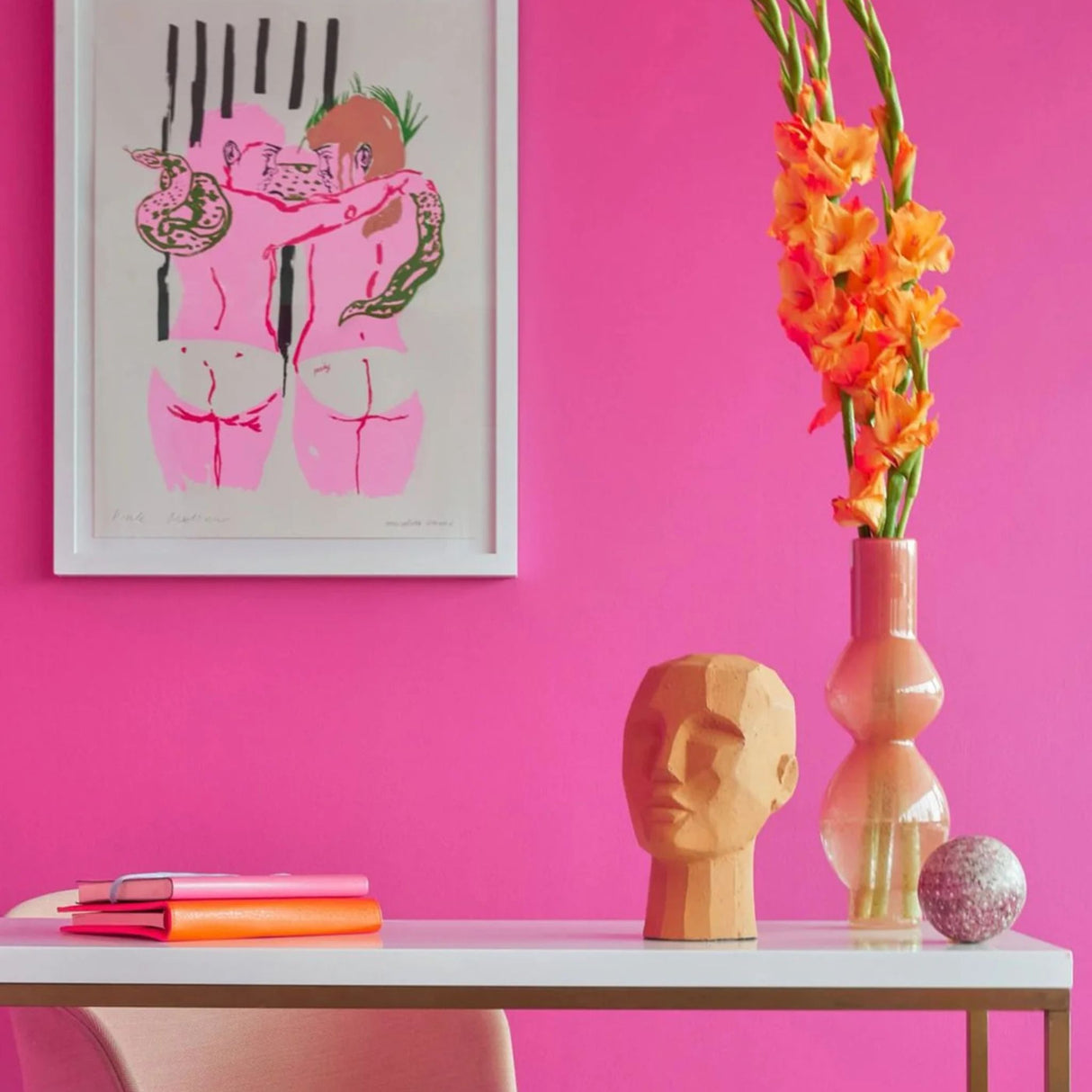 Mylands FTT-006 Shocking Pink Paint