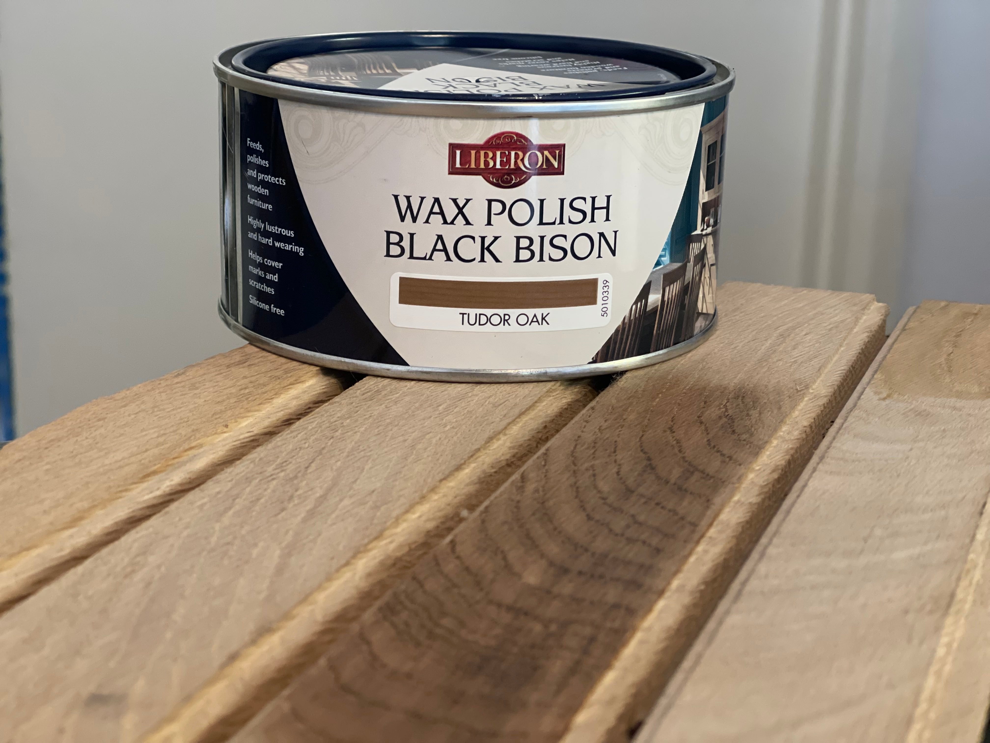 Wood Waxes collection photo - sample of Liberon Black Bison wax