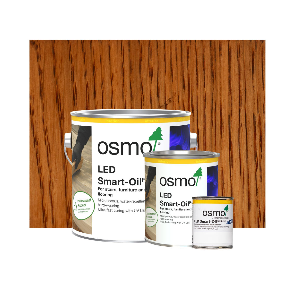 Osmo LED Smart UV Curing Hard Wax Oil 5988 Cherry