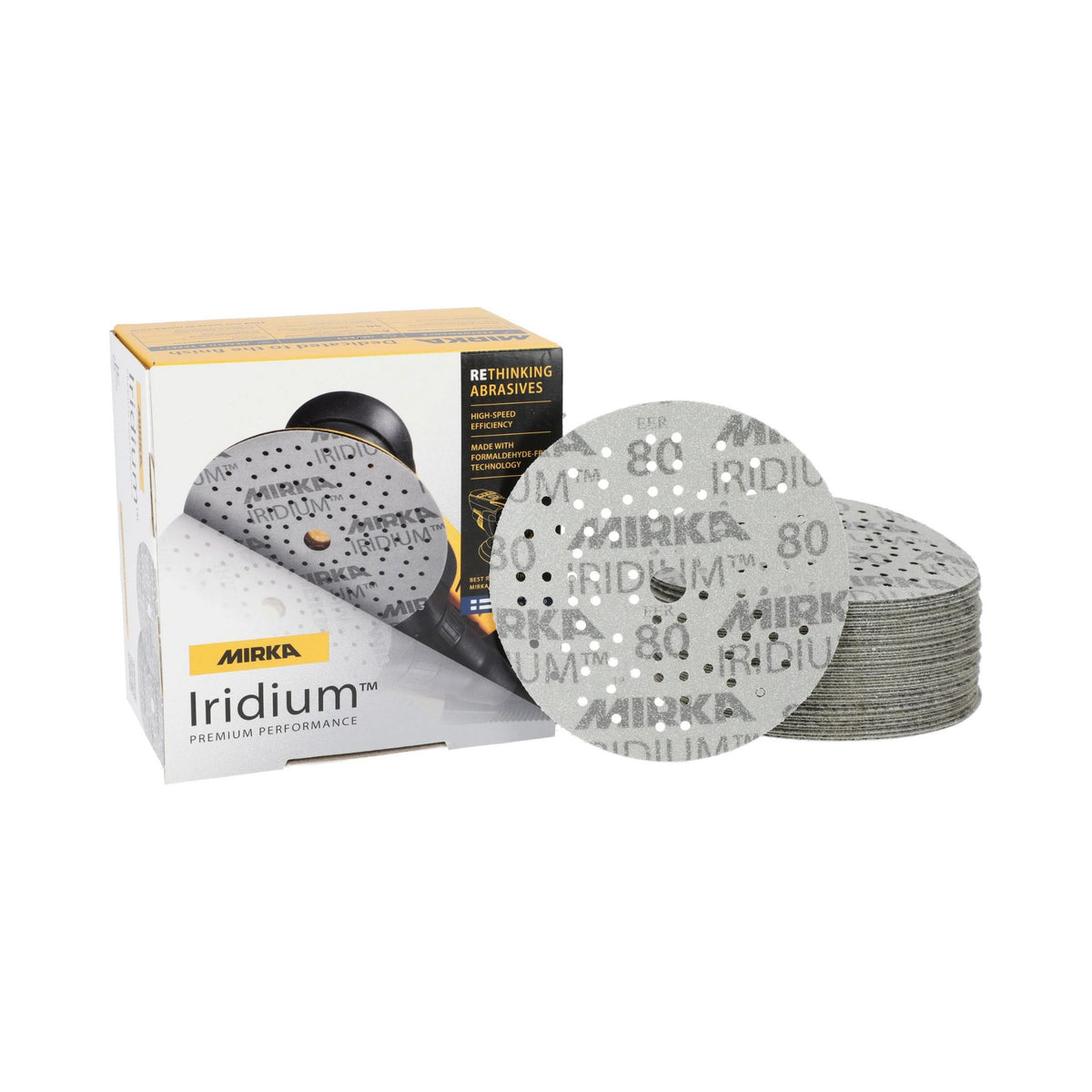 Mirka Iridium 125mm Sanding Discs