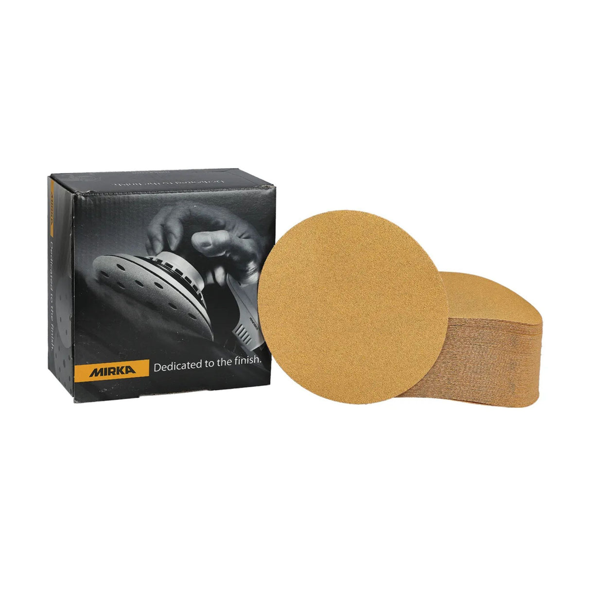 Mirka Gold PSA 150mm Stick on Sanding Discs with box