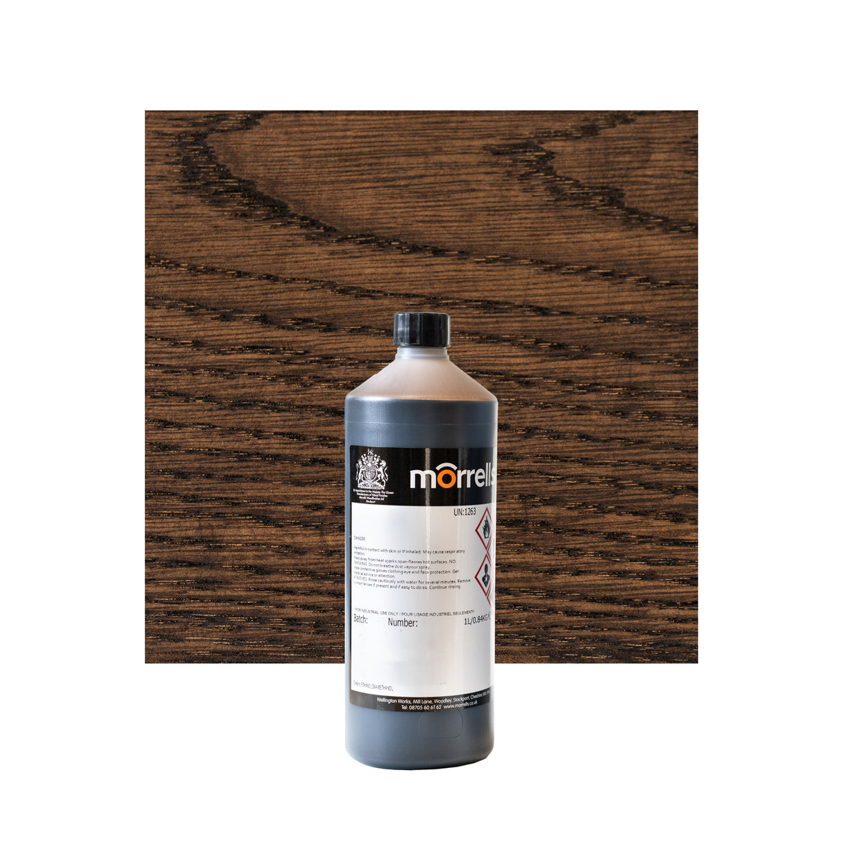 Morrells Light Fast Cellulose Spirit Based Stain Antique Mahogany 0181/600A 1 Litre