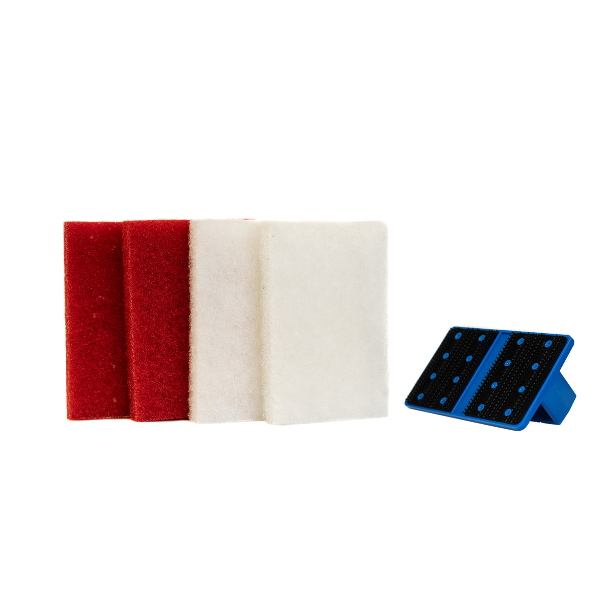 Rubio Monocoat Red & White Scrubby Set 100 x 150mm