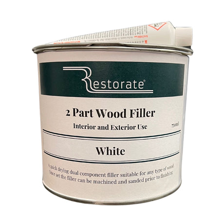Restorate 2k Wood filler 750ml White