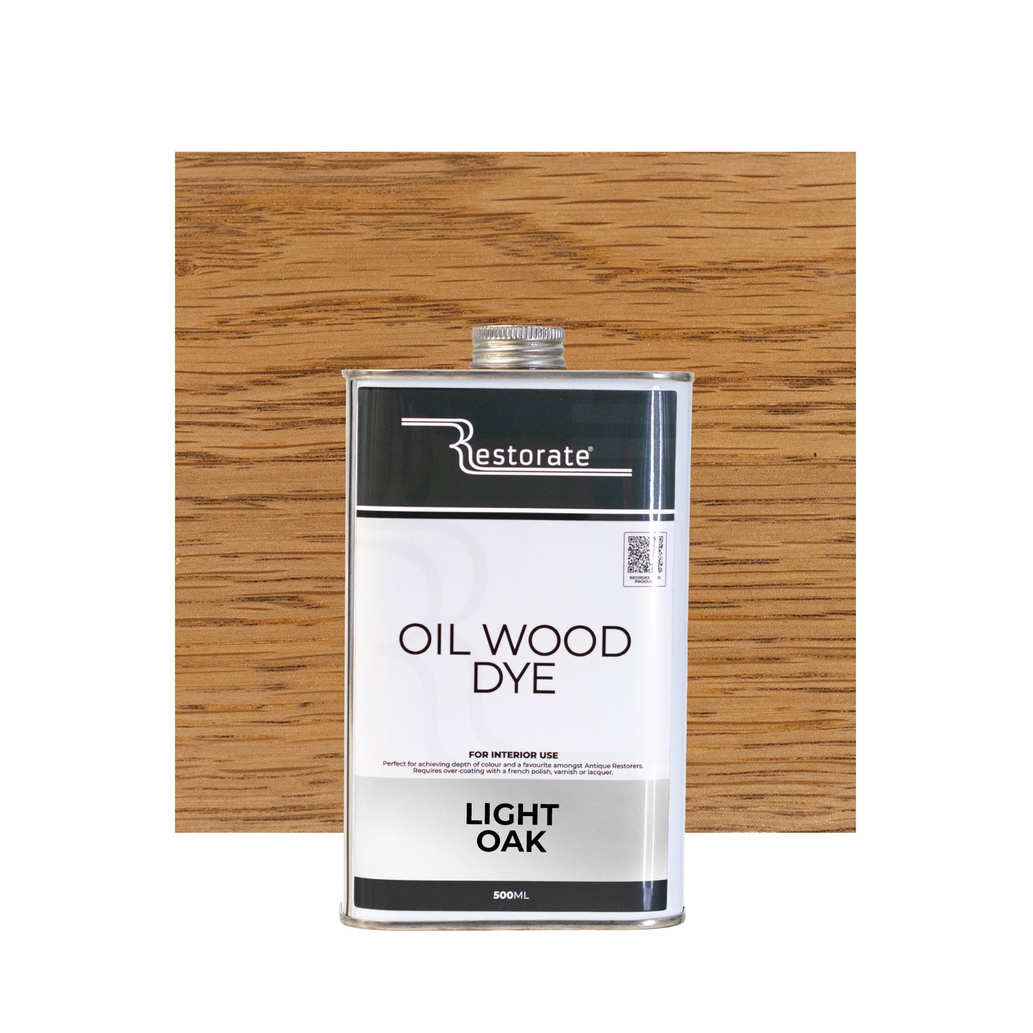 Restorate Naphtha Oil Based Wood Dye Light Oak 500ml