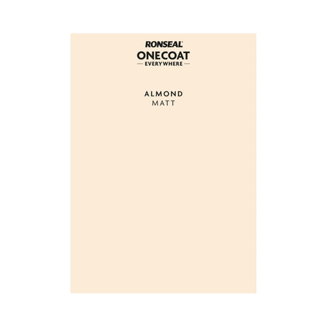Ronseal Everywhere Almond Colour Card