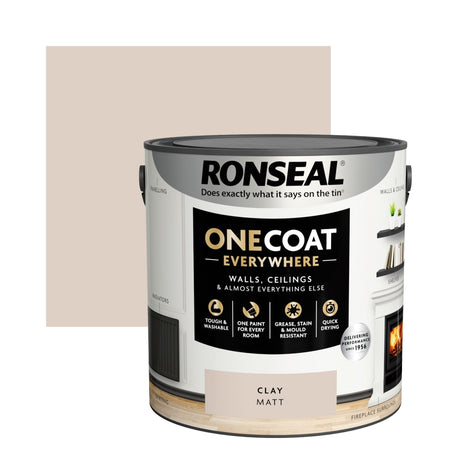 Ronseal One Coat Everywhere Paint Clay 2.5L