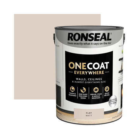 Ronseal One Coat Everywhere Paint Clay 5L