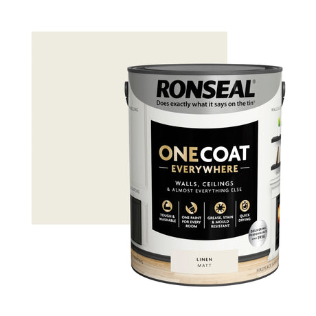 Ronseal One Coat Everywhere Paint Linen 2.5L