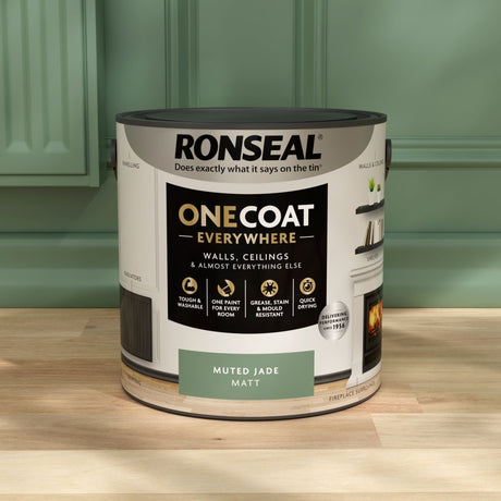 Ronseal One Coat Everywhere Paint Muted Jade