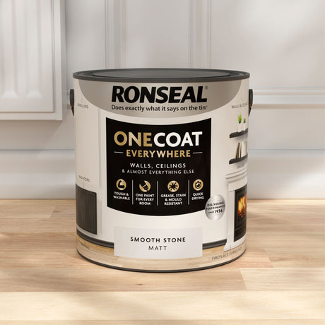 Ronseal One Coat Everywhere Paint Smooth Stone