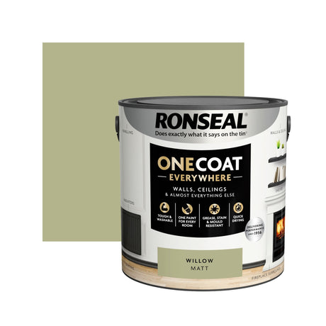 Ronseal One Coat Everywhere Paint Willow 2.5L
