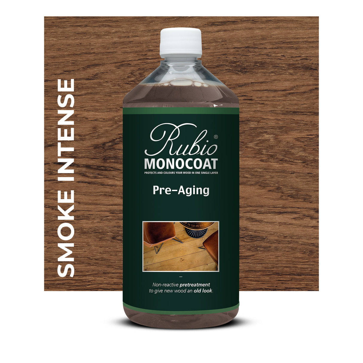 Rubio Monocoat Pre-Aging Wood Stain Smoke Intense 1 Litre