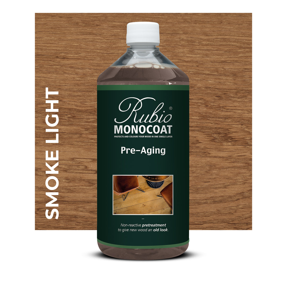 Rubio Monocoat Pre-Aging Wood Stain Smoke Light 1 Litre