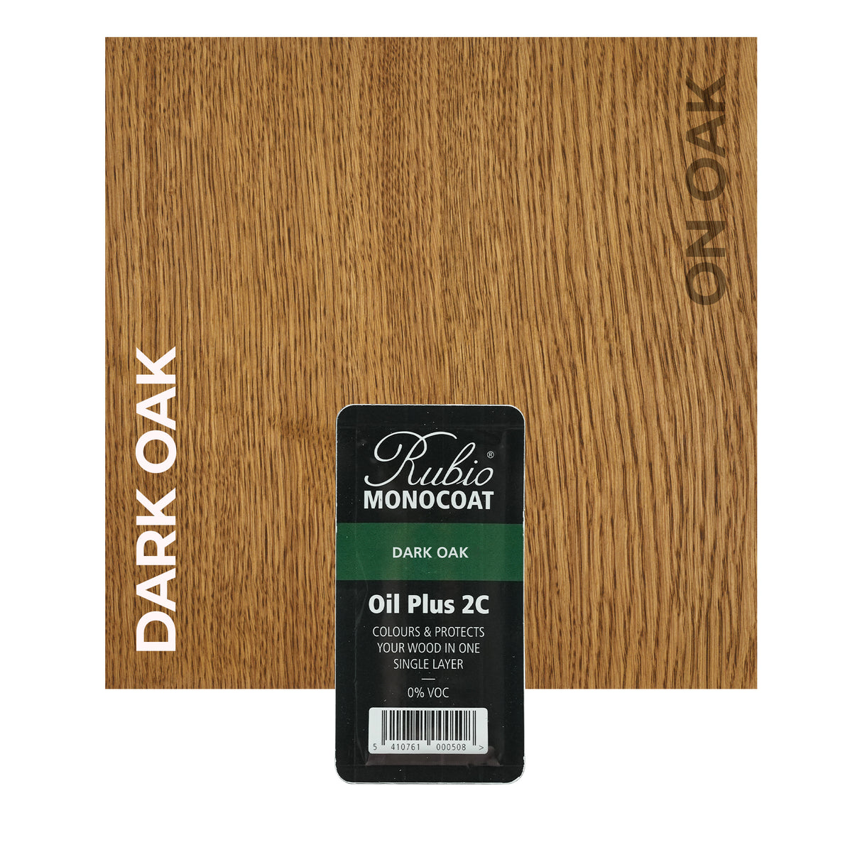 Rubio Monocoat Oil Plus 2C Dark Oak on Oak 6ML