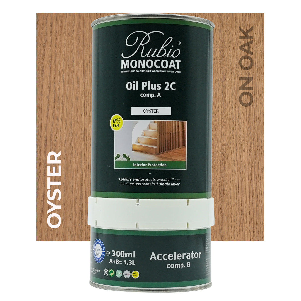 Rubio Monocoat Oyster on Oak 1.3L