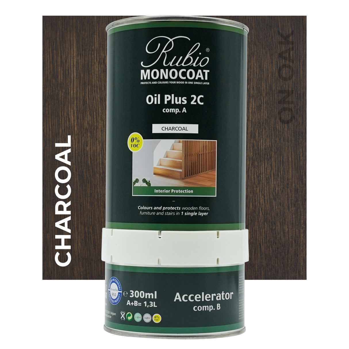 Rubio Monocoat Oil Plus 2C Charcoal 1300ML