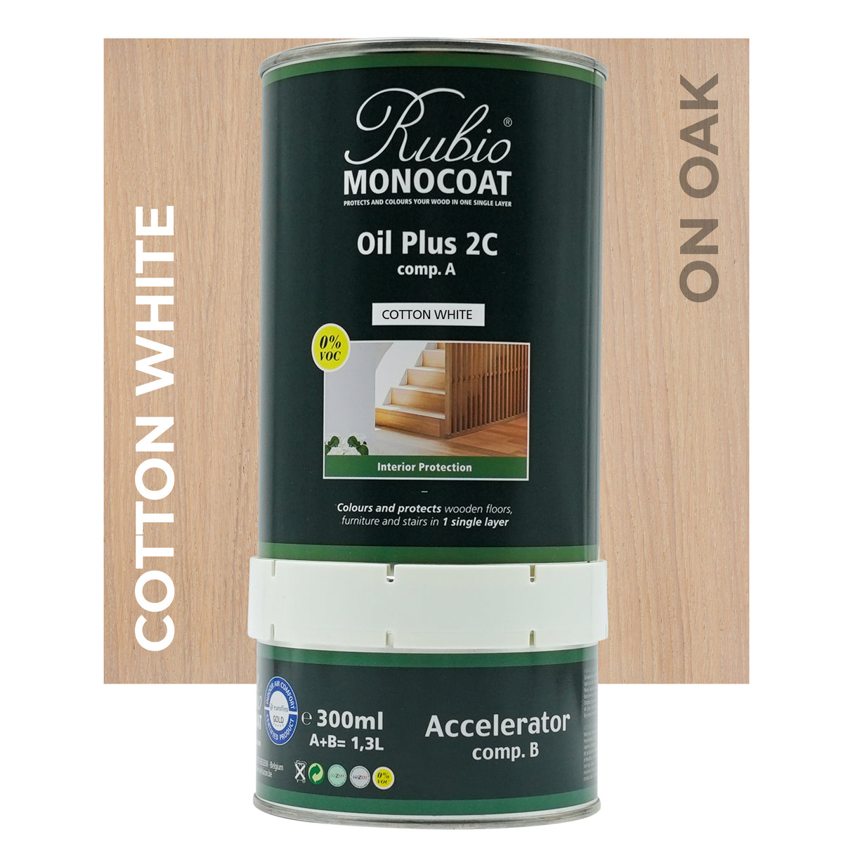 Rubio Monocoat Oil Plus 2C Cotton White 1300ML