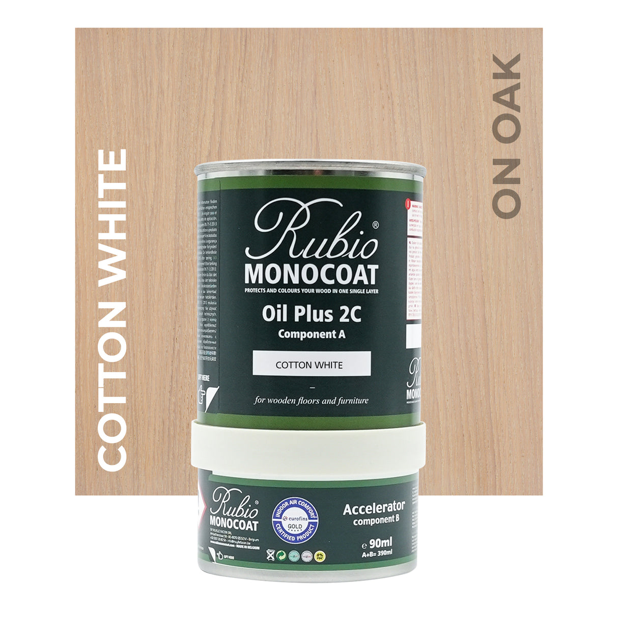 Rubio Monocoat Oil Plus 2C Cotton White 390ML