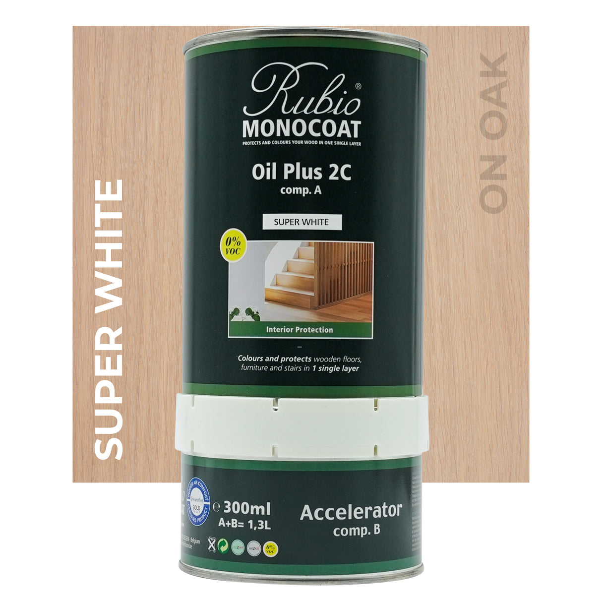 Rubio Monocoat Oil Plus 2C Super White 1300ML