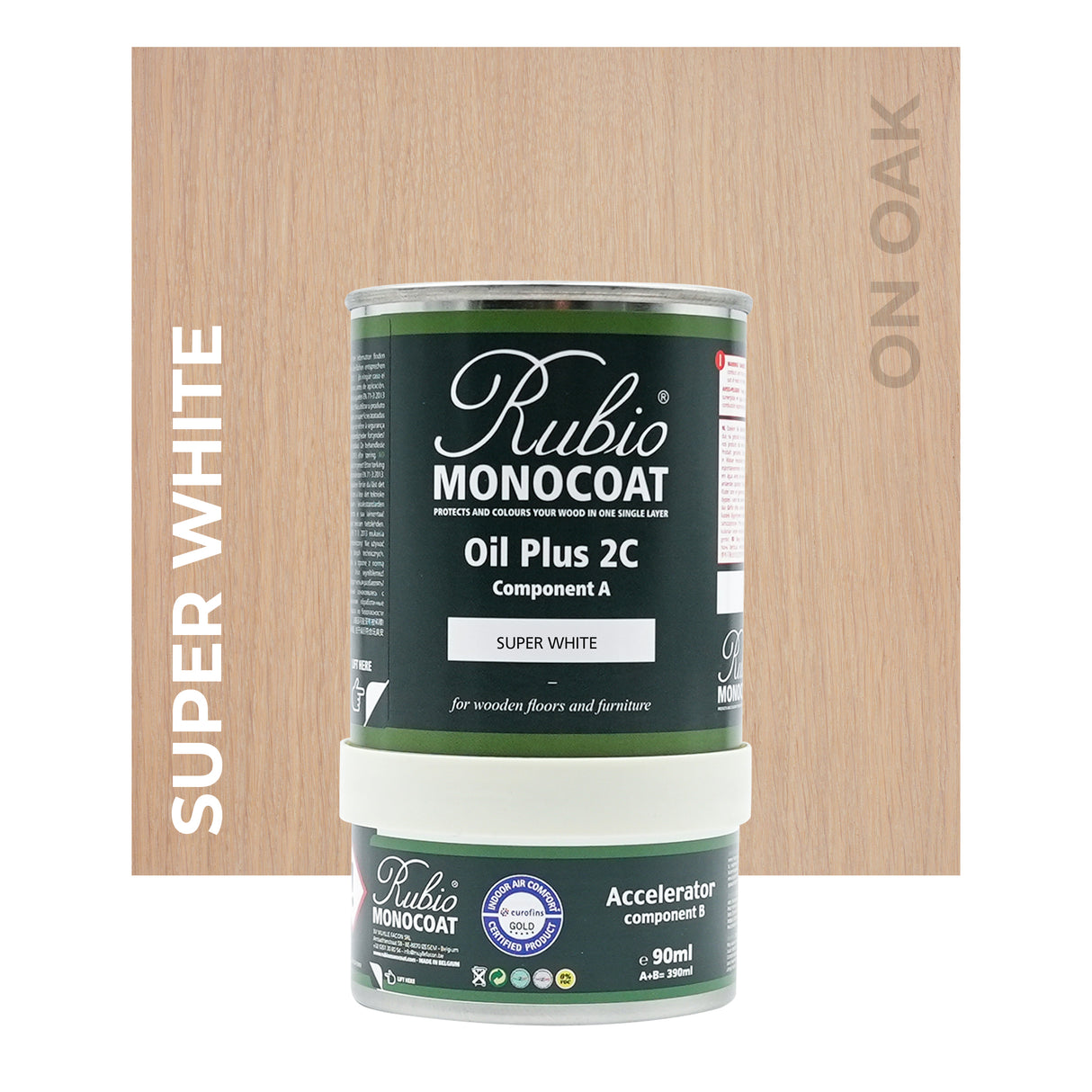 Rubio Monocoat Oil Plus 2C Super White 390ML