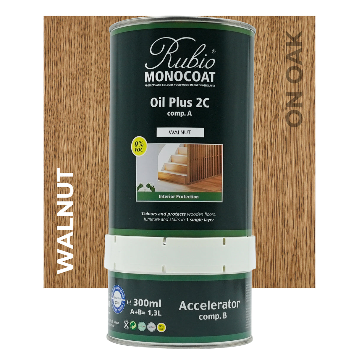 Rubio Monocoat Oil Plus 2C Walnut 1300ML