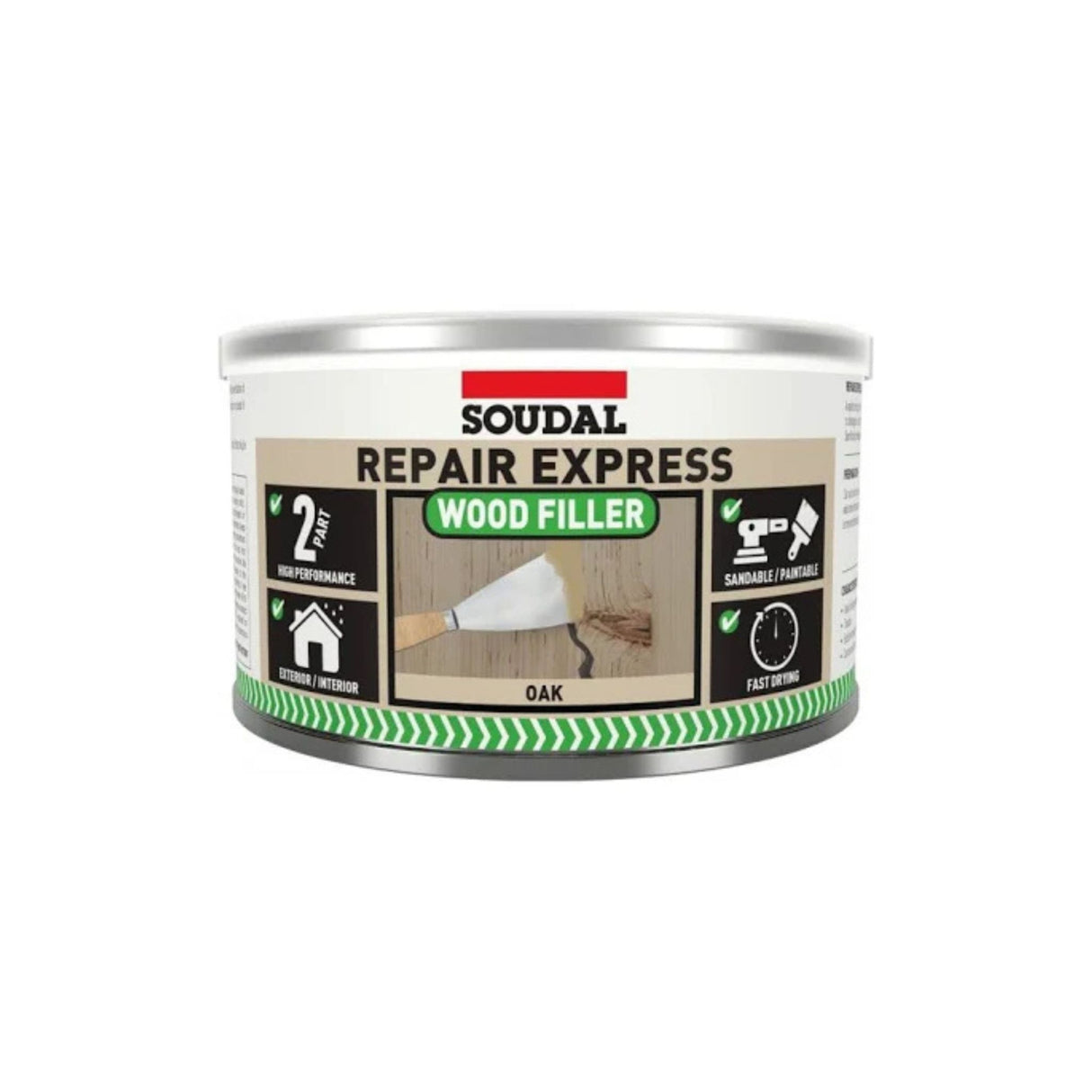 Soudal Repair Express 2 Part Wood Filler