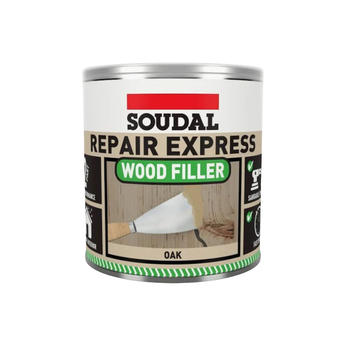 Soudal Repair Express 2 Part Wood Filler