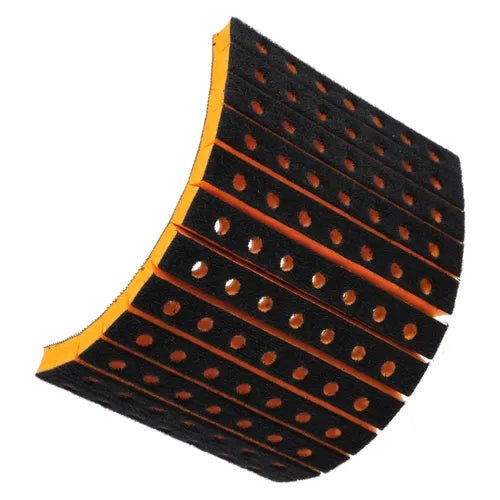 Groove Interface Pad 12,5 x 100 mm x 10mm thick / 7 Holes Grip for DEOS 75 x 100 mm - Restorate -