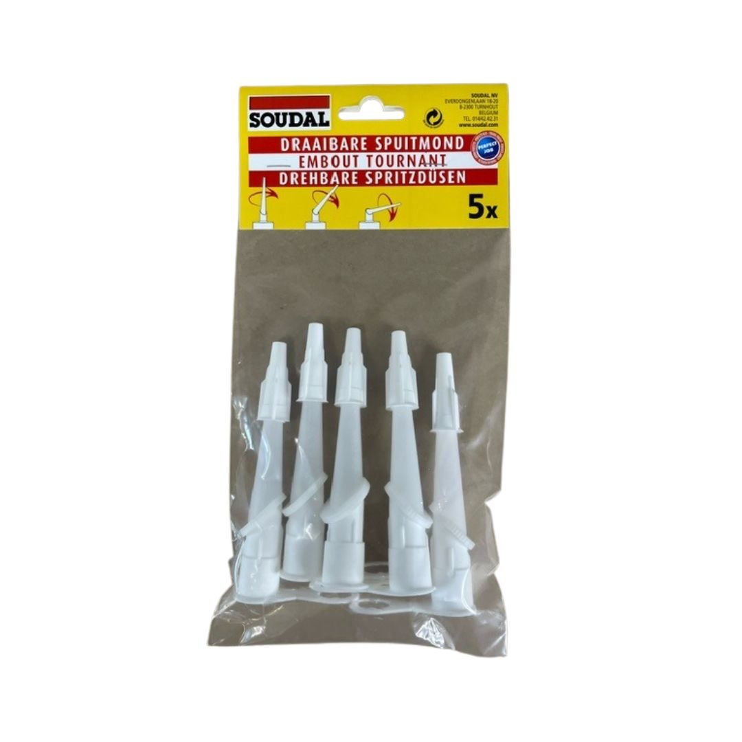 Soudal Twisty Nozzle Set (Pack of 5) - Restorate - 5411183085091