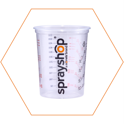 Morrells Sprayshop Mixing Cups 600ml (Pack of 50)