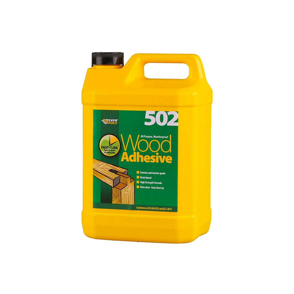 Everbuild 502 D3 PVA Wood Glue 5L.