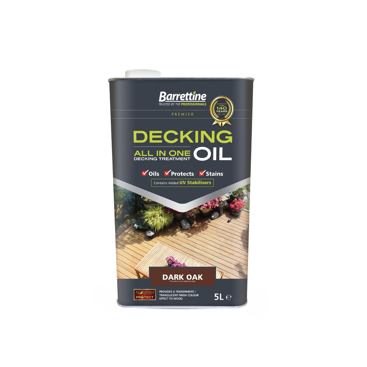 Barrettine All-In-One Decking Oil 5 Litres - Restorate-5015861002853