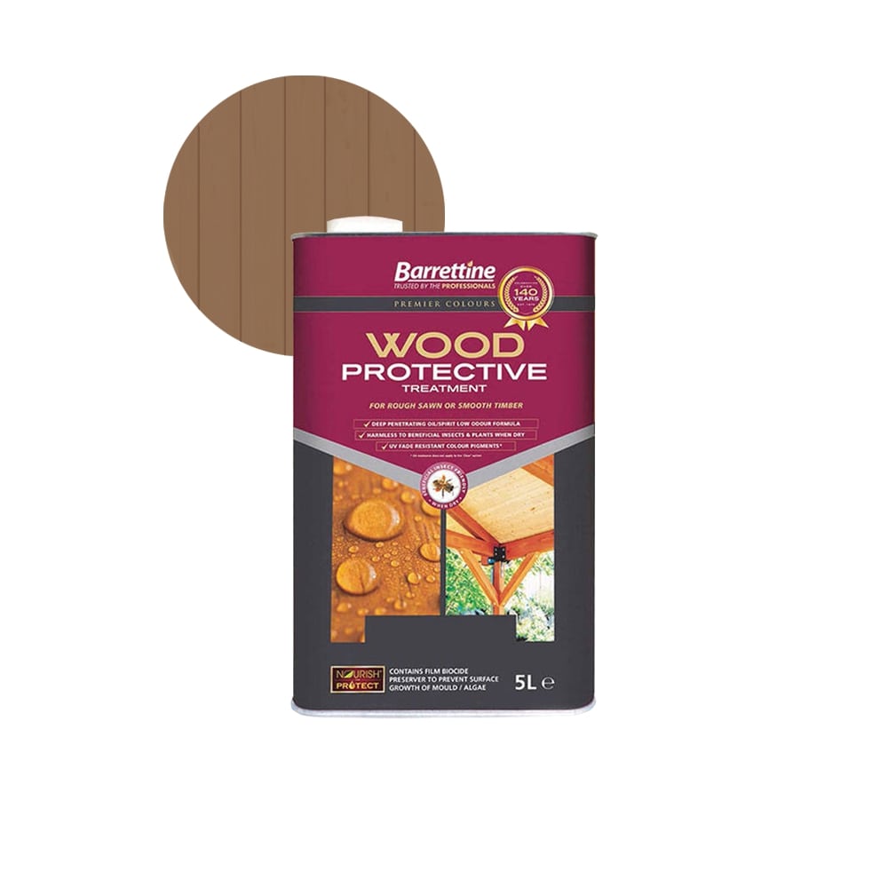 Barrettine Wood Protective Treatment 5 Litres - Restorate-5015861003492