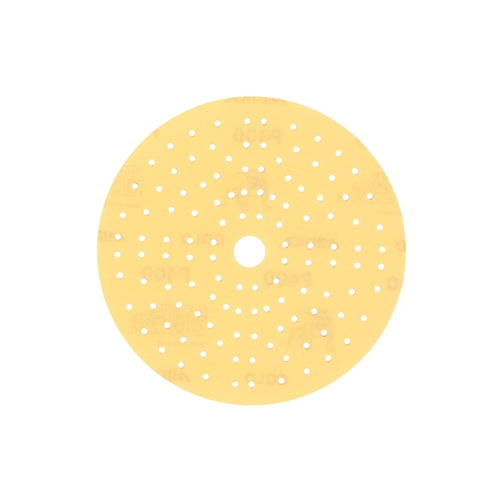 Mirka Gold Grip Sanding Discs 150mm Multi Hole (Box of 100) - Restorate-6416868528589