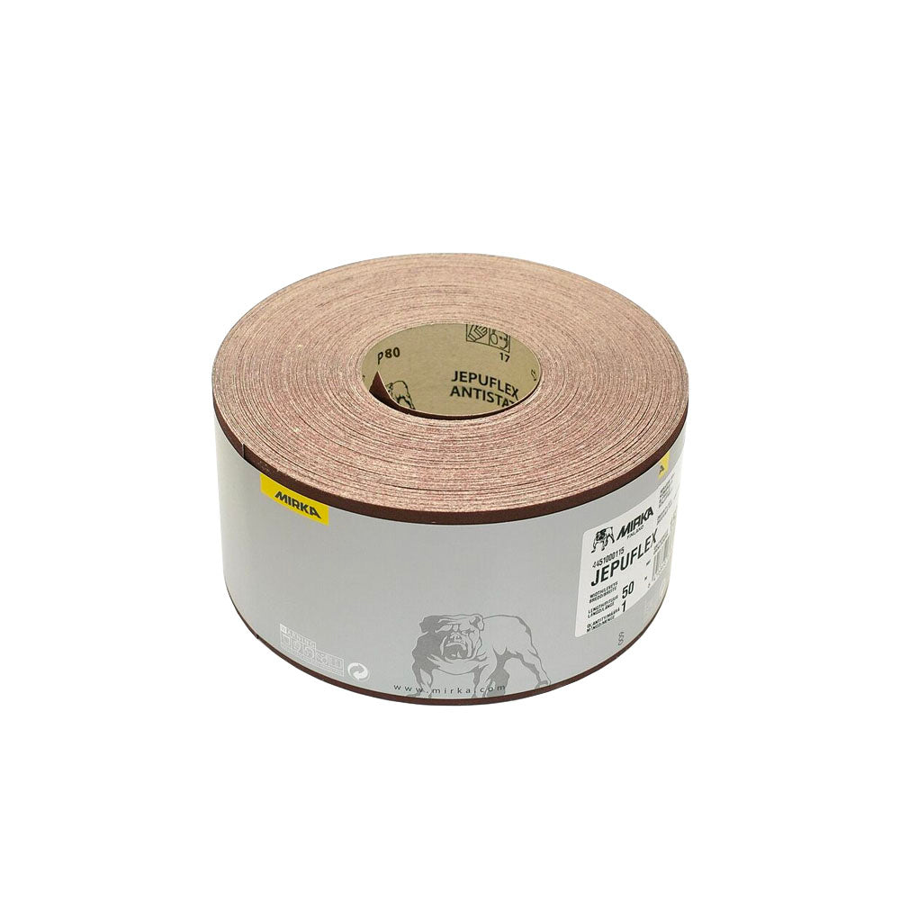 Mirka Jepuflex Antistatic Abrasive Roll 115mm x 50m P80 - Restorate-6416868396072