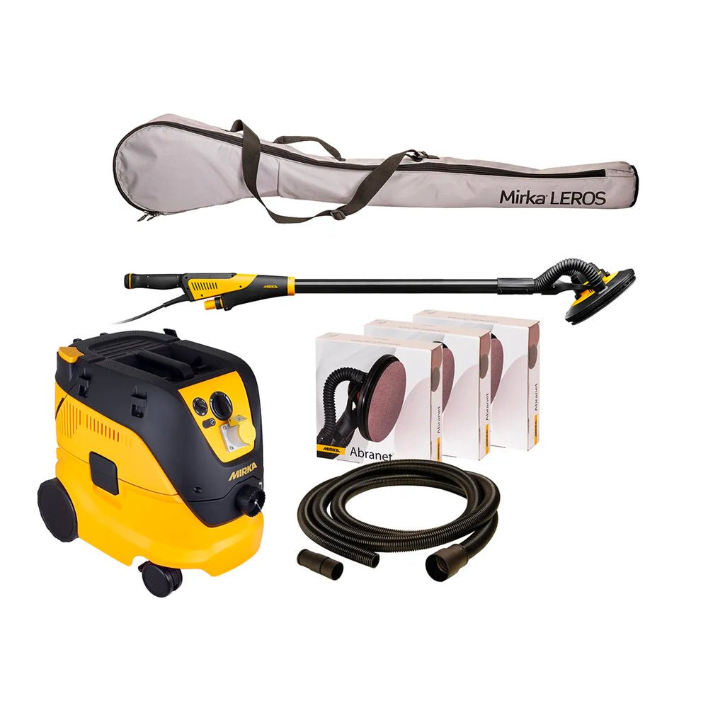 Mirka LEROS 950XCV Dual Voltage & 1230M PC 110V Deco Kit - Restorate-