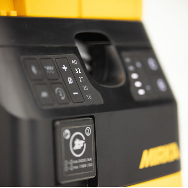 Mirka DEXOS Dust Extractor Control Panel