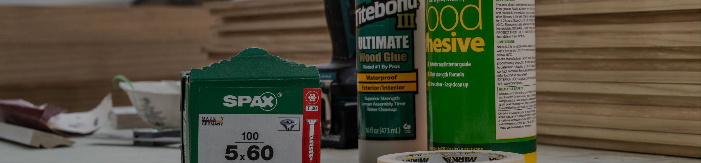 Adhesives and Screws