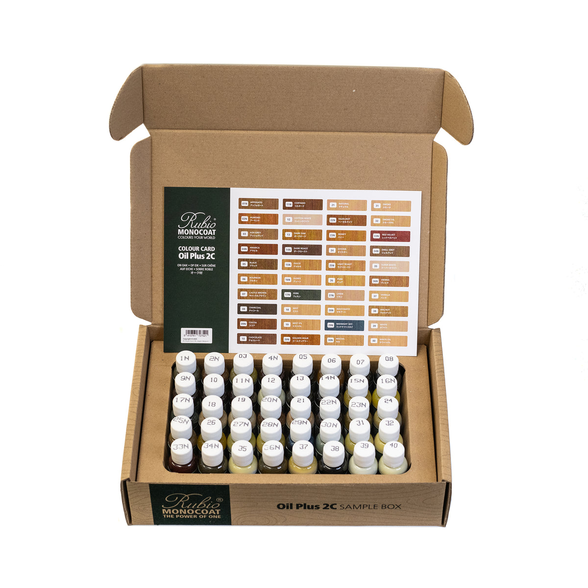 Rubio Sample Rubio Monocoat Oil Plus 2C 20ml Sample Set of 40 Colours – Restorate