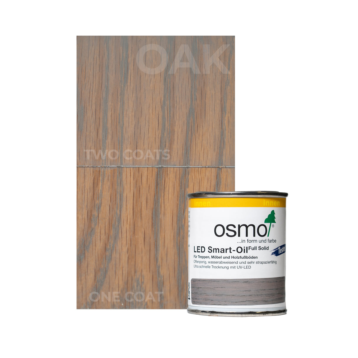 Osmo LED Smart UV Curing Hard Wax Oil 5982 Silver Grey