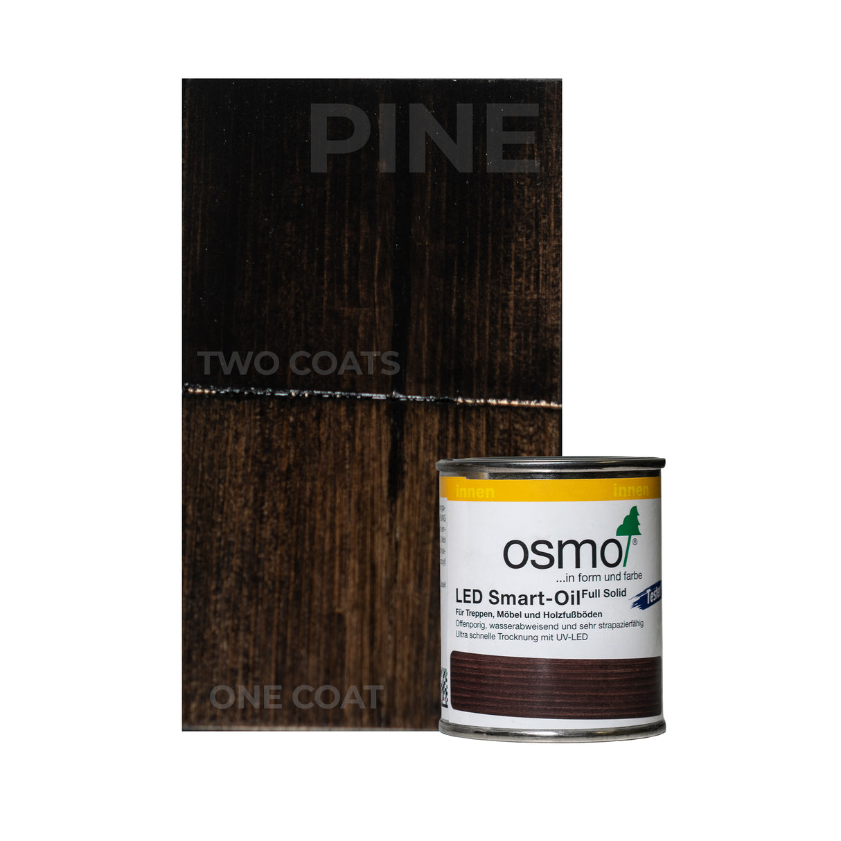 Osmo LED Smart UV Curing Hard Wax Oil 5991 Charcoal