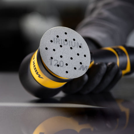 Mirka AROS Battery sanding kit in use