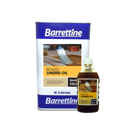 Barrettine Boiled Linseed Oil Available in 5L, 2.5L and 500ml